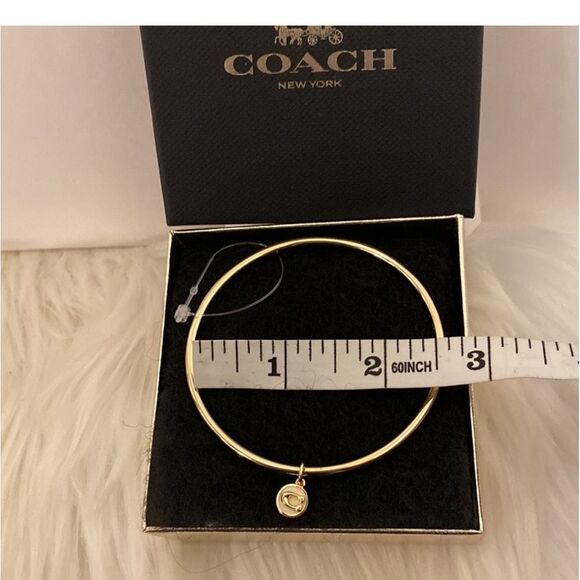 Coach Bangle Bracelet with "C" Charm NWOT - Picture 4 of 4